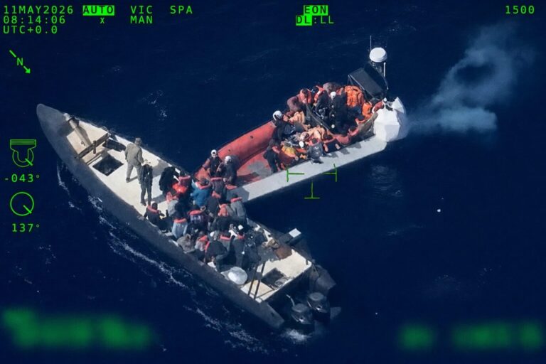 Diese Bilder einer Frontex-Kamera lösen Empörung aus. Screenshot: JF