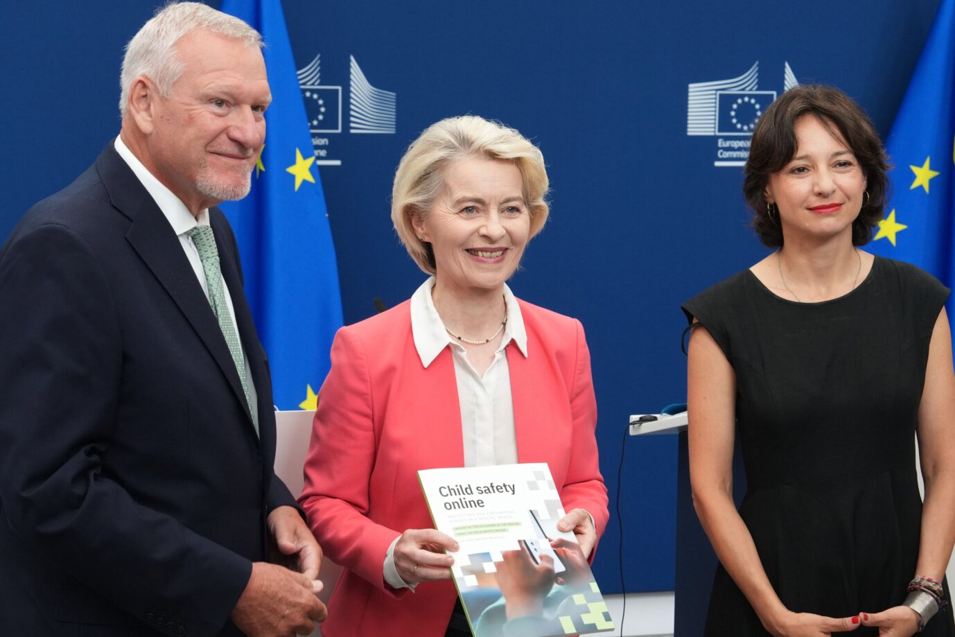 EU-Kommissionspräsidentin Ursula von der Leyen (CDU): sfreut sich über ein Social-Media-Verbot. Foto: picture alliance / AP Photo/Marius Burgelman | Marius Burgelman