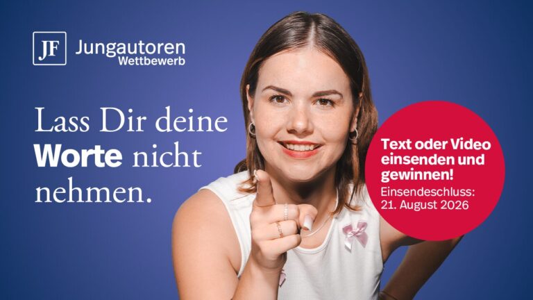 Der JF-Jungautorenwettbewerb geht los. Jetzt loslegen und Text einreichen.
