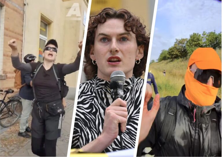 Widersetzen“-Sprecher Noa Sander in Erfurt am 5. Juli 2026