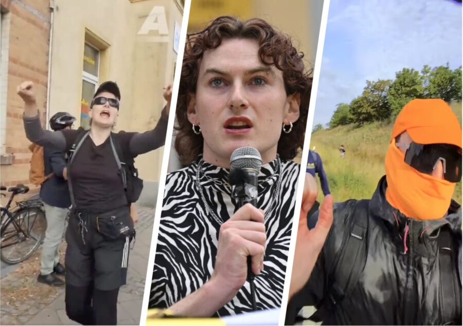 Widersetzen“-Sprecher Noa Sander in Erfurt am 5. Juli 2026