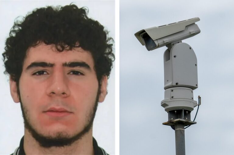 CSD-Attentäter Abdul Ballout wurde mit einer Überwachungskamera beobachtet. Doch das brachte nichts. Fotos: picture alliance / Sipa USA | Nexpher Images & Polizei