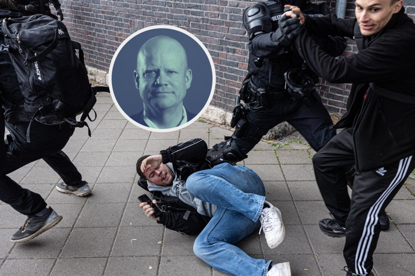 Angriff auf einen Journalisten von „Apollo News“ in Erfurt: Der für die Proteste verantwortliche Verein VVN-BdA könnte die Gemeinnützigkeit verlieren. (Themenbild/Collage)