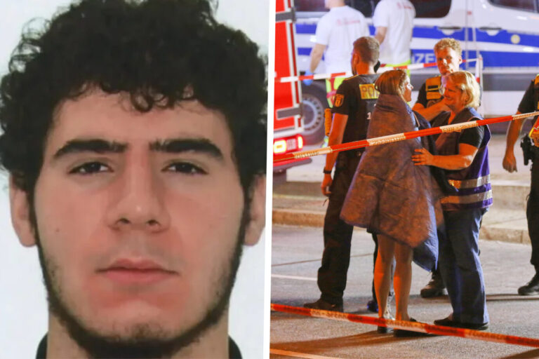 Der mutmaßliche CSD-Attentäter Abdul Ballout und die Anschlagsszene in der Nacht zu Sonntag. Fotos: Polizei Berlin /// picture alliance / dts-Agentur | dts Nachrichtenagentur GmbH