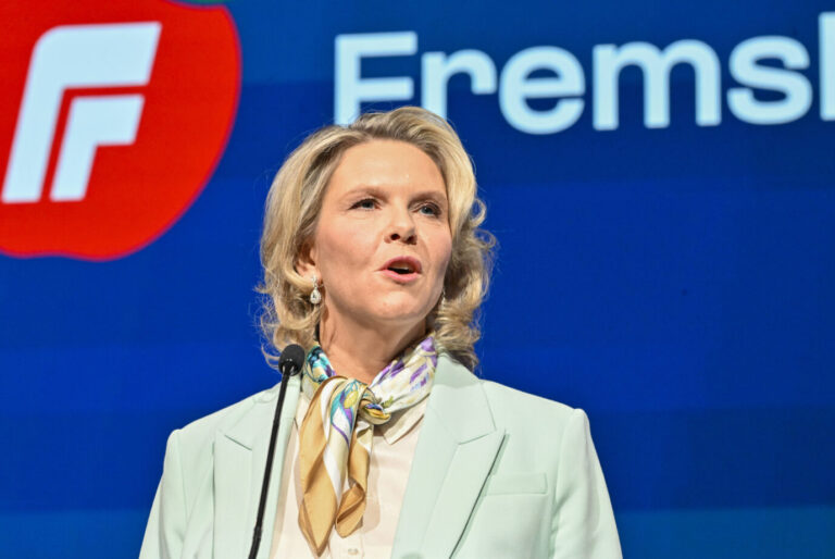 Norwegens Oppositionsführerin Sylvi Listhaug von der Fortschrittspartei: Innerhalb von vier Jahren wurde ihre Partei zur zweitstärksten Kraft im Land. (Themenbild)