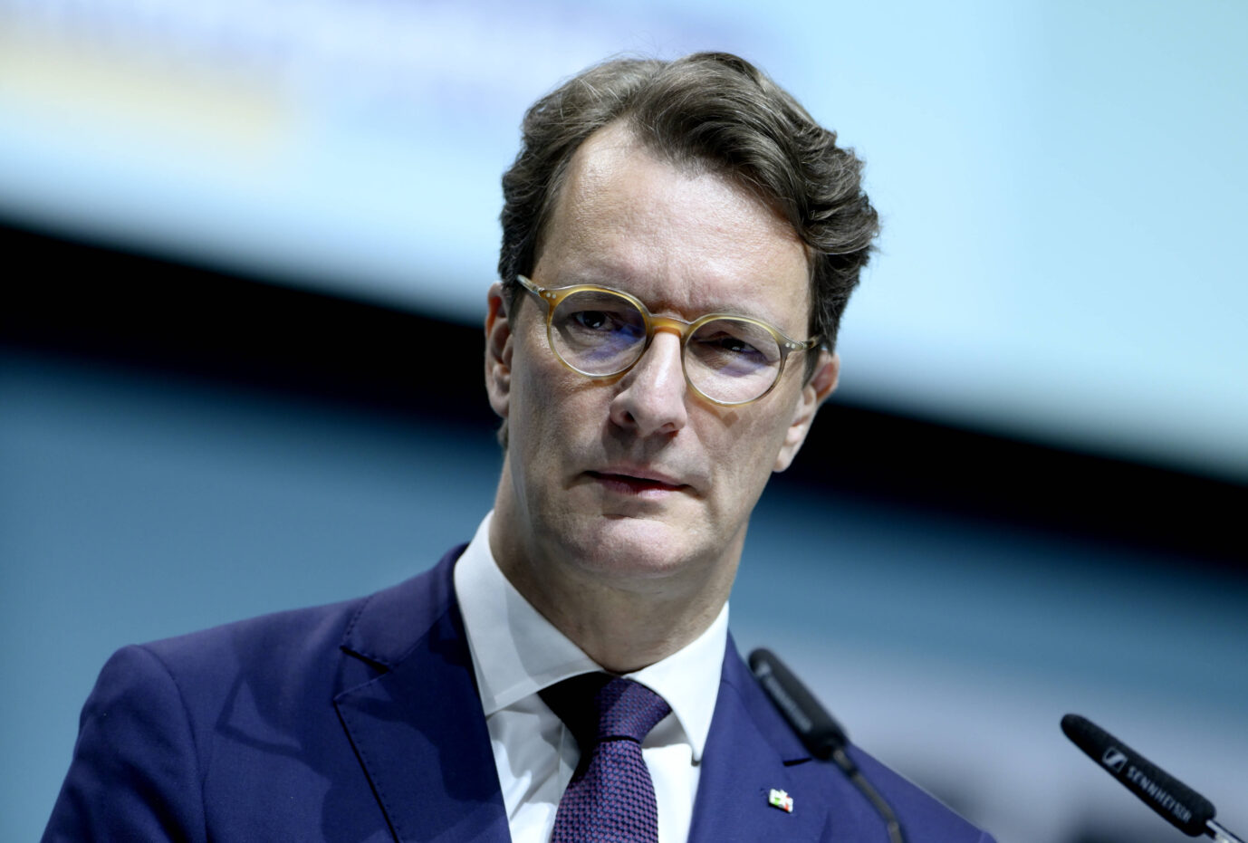 NRW-Ministerpraesident Hendrik Wüst (CDU): macht sich Sorgen um seine Partei und die AfD.