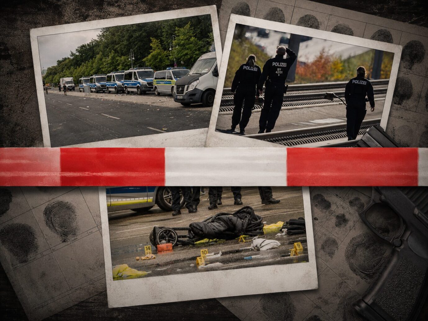 Terroranschläge begleiten Deutschland seit Jahren. Besonders häufig kommen die Täter aus dem islamistischen Milieu. Fotos: picture alliance / Wolfgang Maria Weber | Wolfgang Maria Weber /// picture alliance / Geisler-Fotopress | Bernd Elmenthaler /// picture alliance/dpa | Daniel Karmann /// JF-Montage von K. Singer mit KI