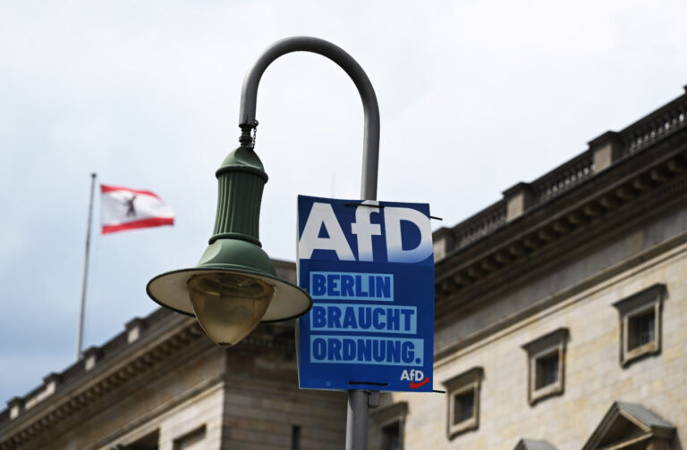 AfD-Wahlplakat in Berlin