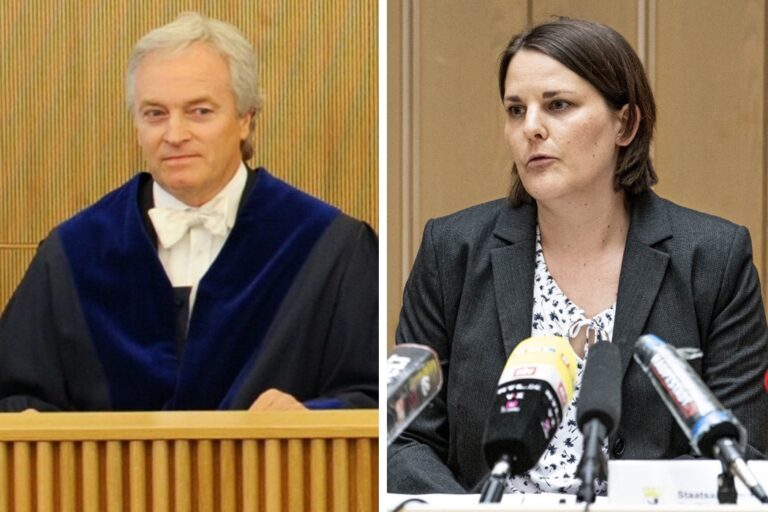 Zwei von 58: Der Richter Georg D. Falk und die Staatsanwältin Karin Frauenkron. Fotos: picture alliance/dpa