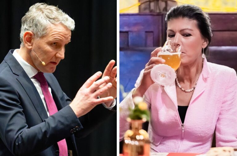 Vergiftetes Angebot? Björn Höcke bietet Sahra Wagenknecht das Amt des thüringischen Ministerpräsidenten an.