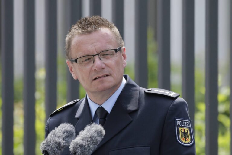 Sven Hüber, Vizevorsitzender der Gewerkschaft der Polizei (GdP) Kämpft gegen die AfD