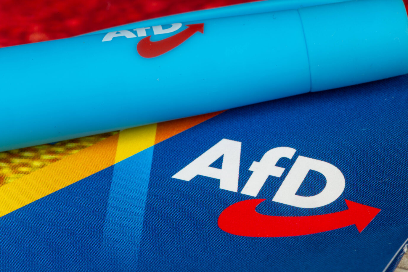 An Schulen in Brandenburg sind Schreibgeräte mit AfD-Logo verboten. Symbolbild: IMAGO / Herrmann Agenturfotografie