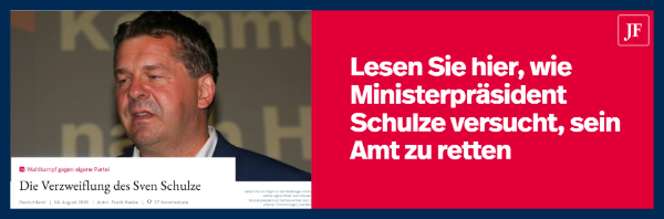 Schulze profiliert sich mit Hallervorden gegen die Bundes-CDU.