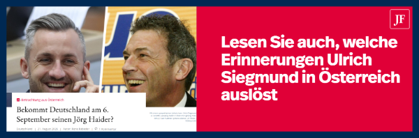 Zum Leidwesen der CDU: AfD-Politiker Ulrich Siegmund erinnert an Jörg Haider.