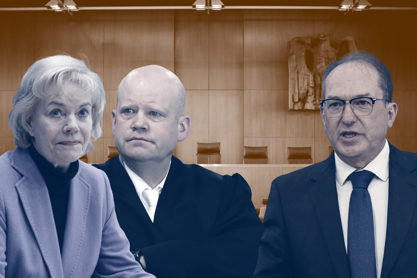 DES-Vorsitzende Erika Steinbach und Rechtsanwalt Ulrich Vosgerau: gehen gegen die fehlende Stiftungsförderung seitens Alexander Dobrindts (r., CSU) Innenministerium vor. Fotos: picture alliance / REUTERS | Karina Hessland / Flashpic | Jens Krick / dts-Agentur / dpa | Fredrik von Erichsen