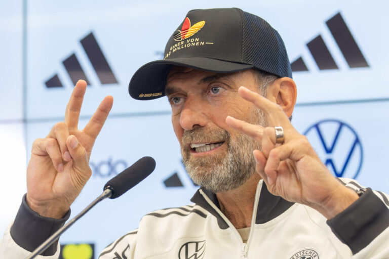 Bundestrainer Jürgen Klopp: Großes Echo für seine Patriotismus-Aussgagen. Foto: picture alliance/dpa/Kessler-Sportfotografie | Jürgen Kessler