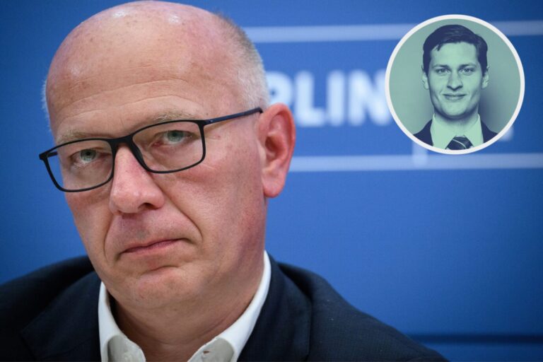 Kai Wegner: Dem Regierenden Bürgermeister von Berlin fällt das Regieren offenbar schwer. Foto: picture alliance/dpa | Bernd von Jutrczenka